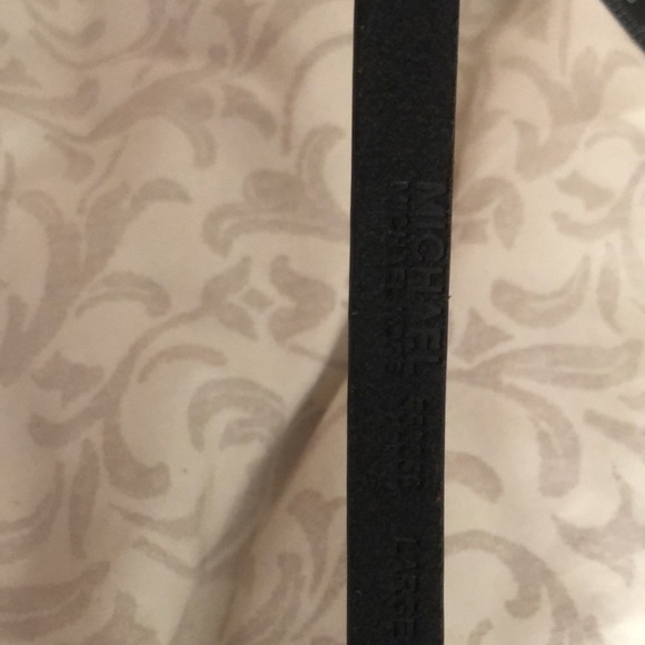 Michael Kors Black and Silver Belt - Picture 9 of 10